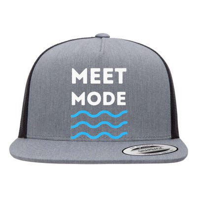 Swim Meet Swimming Meet Mode Competitive Swimming Flat Bill Trucker Hat