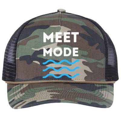 Swim Meet Swimming Meet Mode Competitive Swimming Retro Rope Trucker Hat Cap