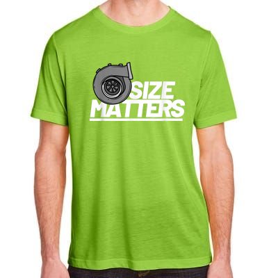 Size Matters Turbo Car Show Great Gift Adult ChromaSoft Performance T-Shirt