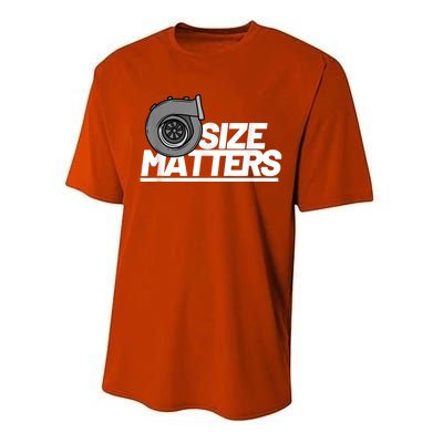 Size Matters Turbo Car Show Great Gift Performance Sprint T-Shirt