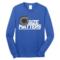 Size Matters Turbo Car Show Great Gift Long Sleeve Shirt