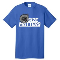 Size Matters Turbo Car Show Great Gift Tall T-Shirt