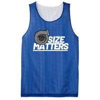 Size Matters Turbo Car Show Great Gift Mesh Reversible Basketball Jersey Tank