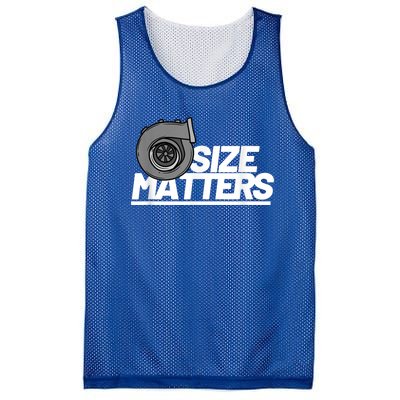 Size Matters Turbo Car Show Great Gift Mesh Reversible Basketball Jersey Tank