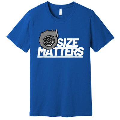 Size Matters Turbo Car Show Great Gift Premium T-Shirt