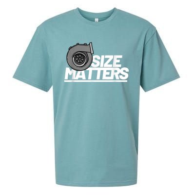 Size Matters Turbo Car Show Great Gift Sueded Cloud Jersey T-Shirt