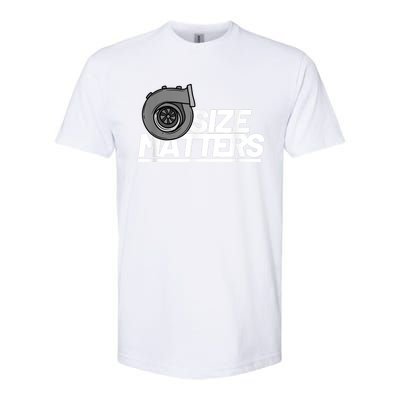 Size Matters Turbo Car Show Great Gift Softstyle CVC T-Shirt