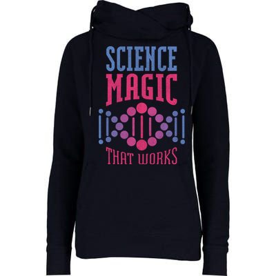 Science Magic That Works Womens Funnel Neck Pullover Hood