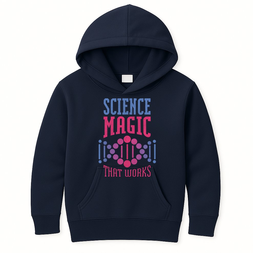 Science Magic That Works Kids Hoodie