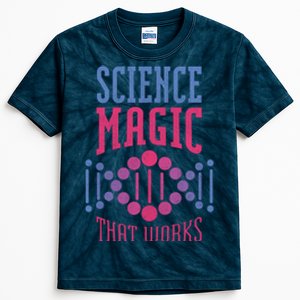 Science Magic That Works Kids Tie-Dye T-Shirt