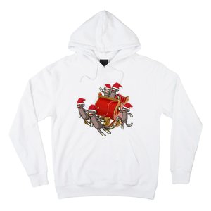 Sock Monkeys Take Over Christmas Funny Sock Monkey Hoodie