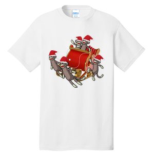 Sock Monkeys Take Over Christmas Funny Sock Monkey Tall T-Shirt