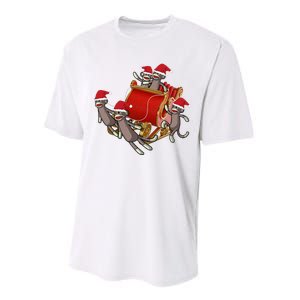 Sock Monkeys Take Over Christmas Funny Sock Monkey Performance Sprint T-Shirt