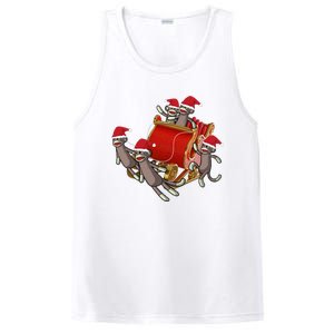 Sock Monkeys Take Over Christmas Funny Sock Monkey PosiCharge Competitor Tank