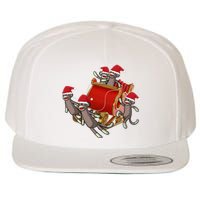 Sock Monkeys Take Over Christmas Funny Sock Monkey Wool Snapback Cap