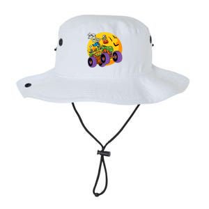 Skeleton Monster Truck Trick Treat Halloween Monster Truck Gift Legacy Cool Fit Booney Bucket Hat