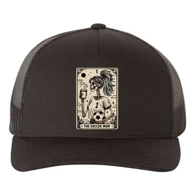 Soccer Mom Tarot Card Vintage Halloween Soccer Mama Yupoong Adult 5-Panel Trucker Hat