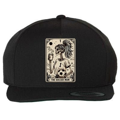 Soccer Mom Tarot Card Vintage Halloween Soccer Mama Wool Snapback Cap