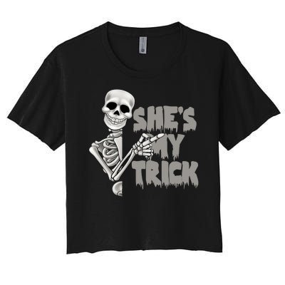 She's My Trick Women's Crop Top Tee