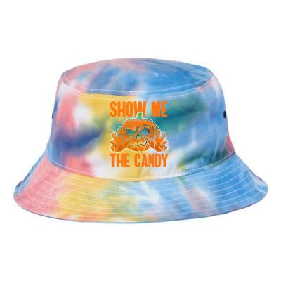 Show Me The Candy Scary Halloween Tie Dye Newport Bucket Hat