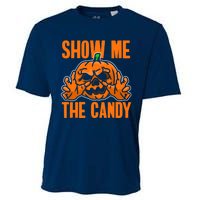 Show Me The Candy Scary Halloween Cooling Performance Crew T-Shirt