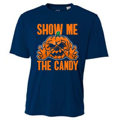 Show Me The Candy Scary Halloween Cooling Performance Crew T-Shirt