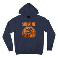 Show Me The Candy Scary Halloween Tall Hoodie