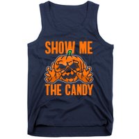 Show Me The Candy Scary Halloween Tank Top