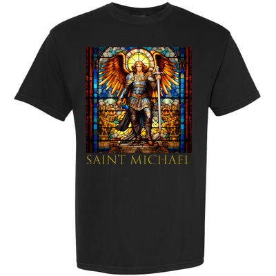 Saint Michael The Archangel Garment-Dyed Heavyweight T-Shirt