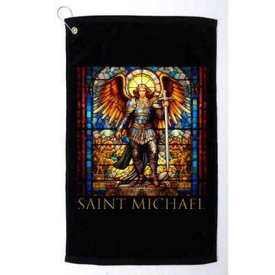 Saint Michael The Archangel Platinum Collection Golf Towel