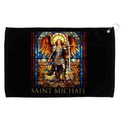 Saint Michael The Archangel Grommeted Golf Towel