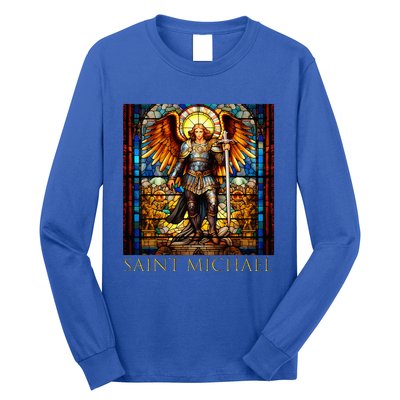 Saint Michael The Archangel Long Sleeve Shirt