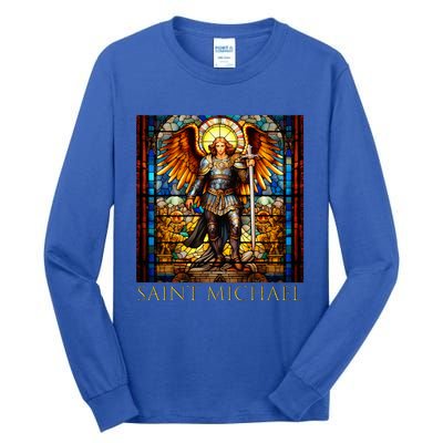 Saint Michael The Archangel Tall Long Sleeve T-Shirt