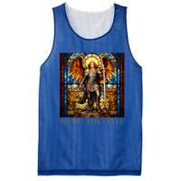 Saint Michael The Archangel Mesh Reversible Basketball Jersey Tank