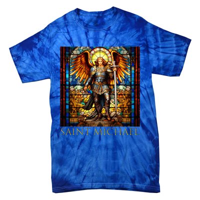 Saint Michael The Archangel Tie-Dye T-Shirt