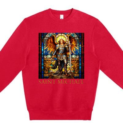 Saint Michael The Archangel Premium Crewneck Sweatshirt