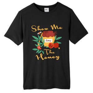 Show Me The Honey Rosh Hashanah Apple Honey Jewish Shofar Tall Fusion ChromaSoft Performance T-Shirt