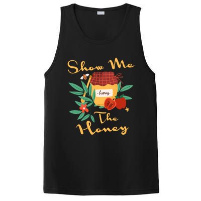 Show Me The Honey Rosh Hashanah Apple Honey Jewish Shofar PosiCharge Competitor Tank