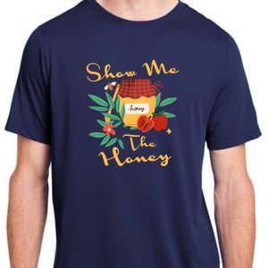 Show Me The Honey Rosh Hashanah Apple Honey Jewish Shofar Adult ChromaSoft Performance T-Shirt