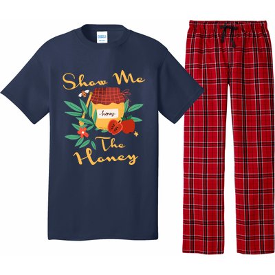 Show Me The Honey Rosh Hashanah Apple Honey Jewish Shofar Pajama Set