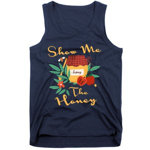 Show Me The Honey Rosh Hashanah Apple Honey Jewish Shofar Tank Top