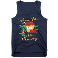 Show Me The Honey Rosh Hashanah Apple Honey Jewish Shofar Tank Top