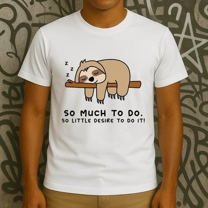 So Much To Do... Lazy Person For Sloth Lover Sloth T-Shirt