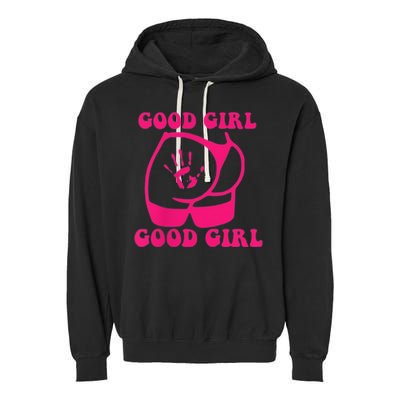Spank Me That's The Only Way I Learn Funny Saying Garment-Dyed Fleece Hoodie