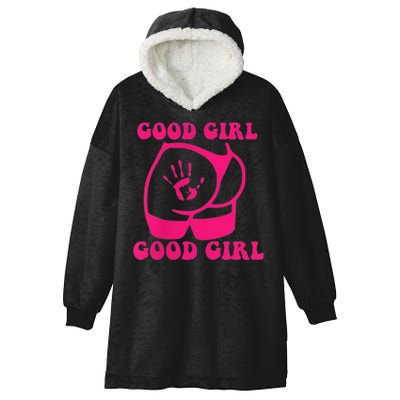 Spank Me That's The Only Way I Learn Funny Saying Hooded Wearable Blanket