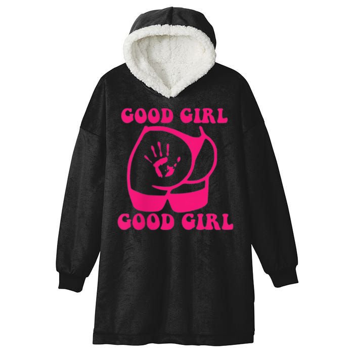 Spank Me That's The Only Way I Learn Funny Saying Hooded Wearable Blanket