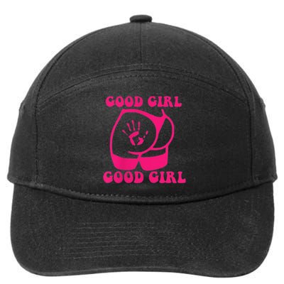 Spank Me That's The Only Way I Learn Funny Saying 7-Panel Snapback Hat