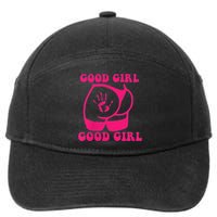 Spank Me That's The Only Way I Learn Funny Saying 7-Panel Snapback Hat