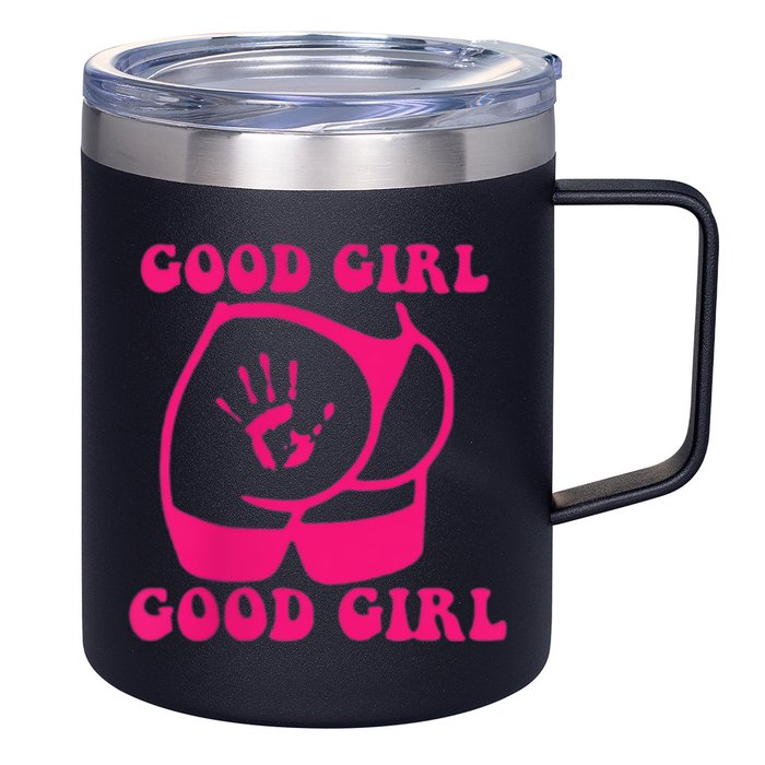 Spank Me That's The Only Way I Learn Funny Saying 12oz Stainless Steel Coffee Mug