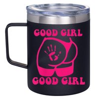 Spank Me That's The Only Way I Learn Funny Saying 12oz Stainless Steel Coffee Mug